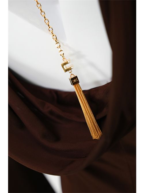 Abito Red Carpet in jersey di viscosa lucido Elisabetta Franchi | ABR1056E2EA3
